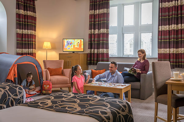 "Clayton Hotel Leopardstown Family Room"