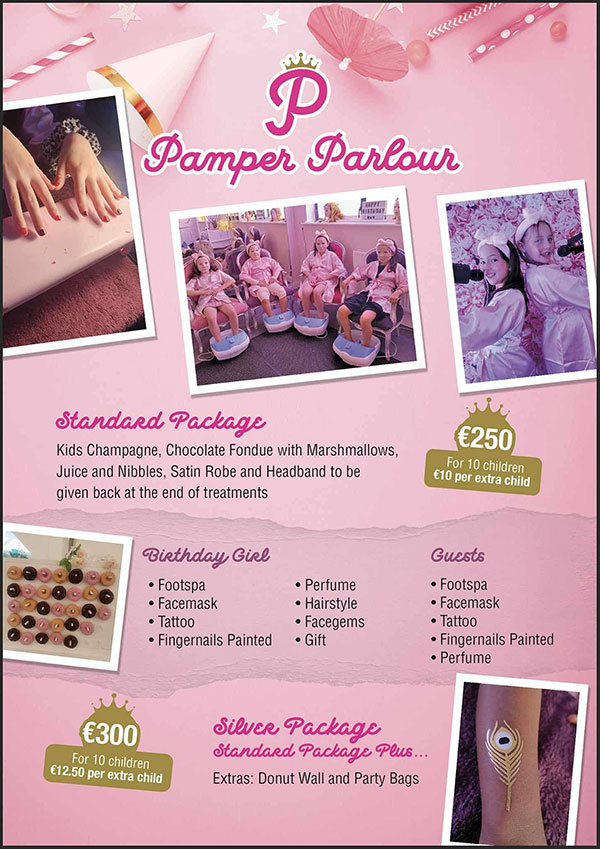 "pamper parlour package"