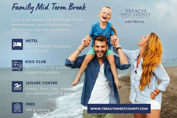 "treacys west county hotel family mid term break"